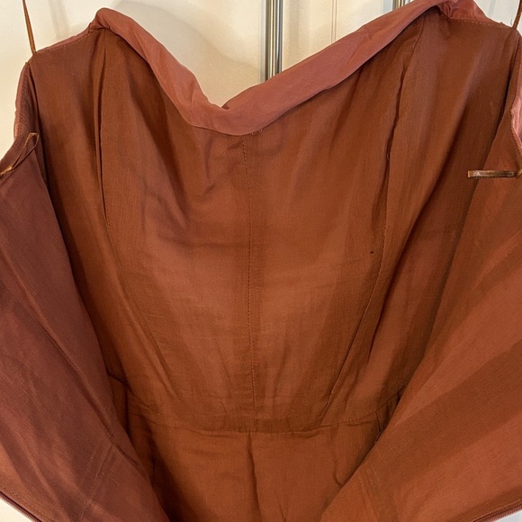Bardot Terracotta Strapless Dress - Picture 5 of 9